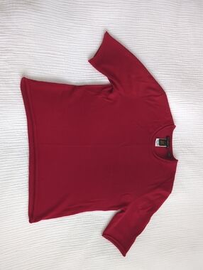 Vintage Donna Karan Cashmere Crew Neck Short-Sleeve Sweater